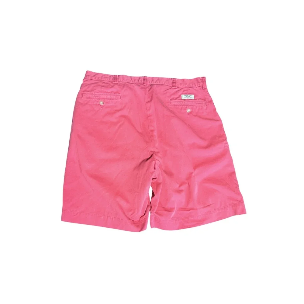 Polo Ralph Lauren 90s Mens 36 Philip Short Vintage Fade Red Chino Cotton 8
